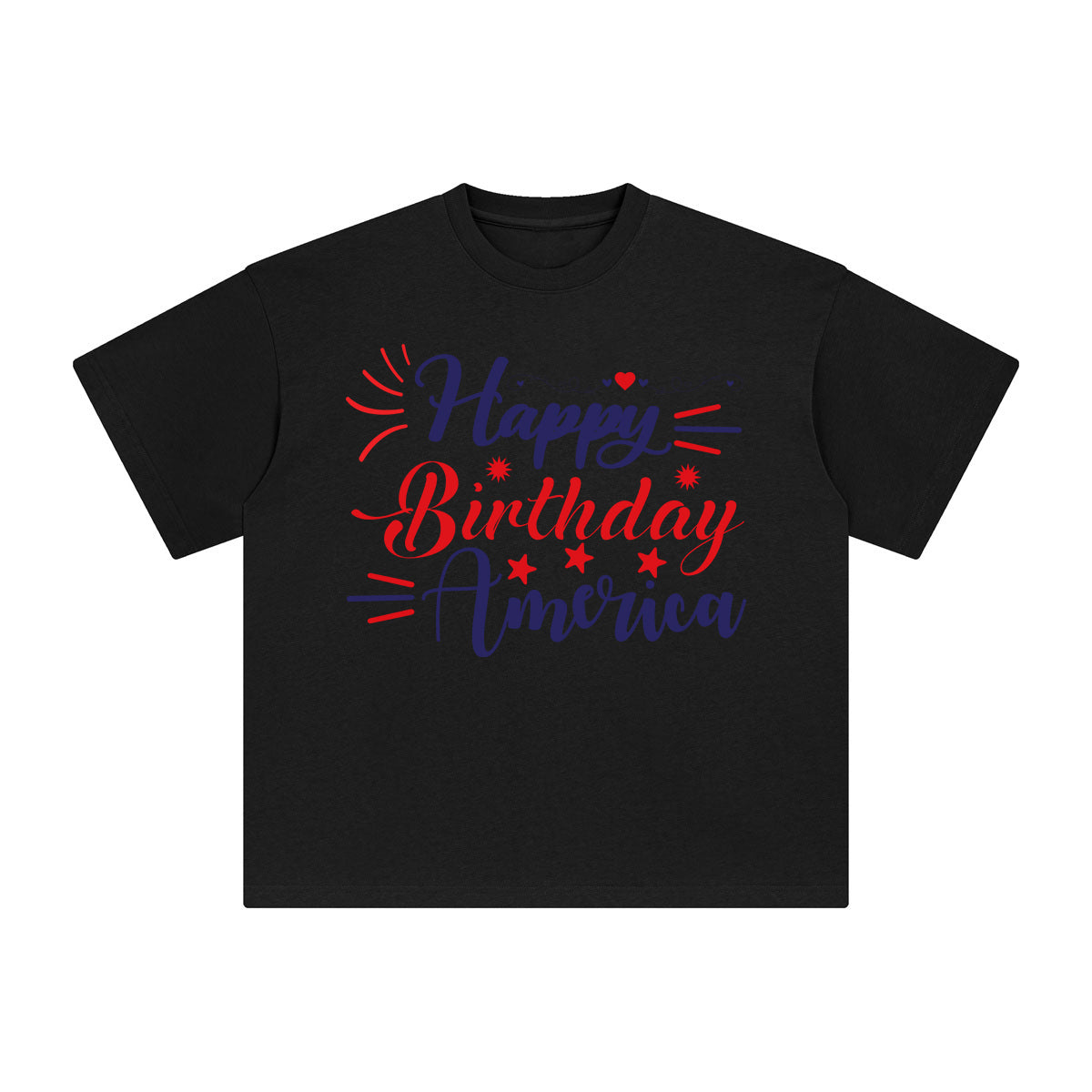 Happy Birthday America Graphic Tee-INNBLAC Fashion Apparel