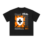 Heal Abstract Graphic Tee-INNBLAC Fashion Apparel
