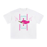 Heartbreak Vaccinated Abstract Graphic Tee-INNBLAC Fashion Apparel