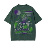 Heavyweight Aesthetic Graphic T Shirt-INNBLAC Fashion Apparel
