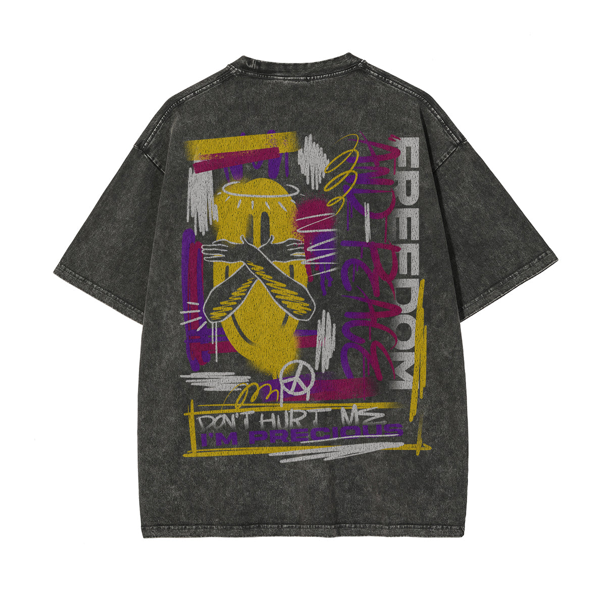 Heavyweight Streetwear Graphic T Shirt-INNBLAC Fashion Apparel