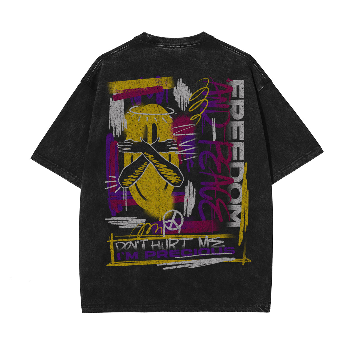 Heavyweight Streetwear Graphic T Shirt-INNBLAC Fashion Apparel