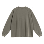 Women's Heavyweight Waffle-knit Long Sleeve T Shirt-INNBLAC Fashion Apparel