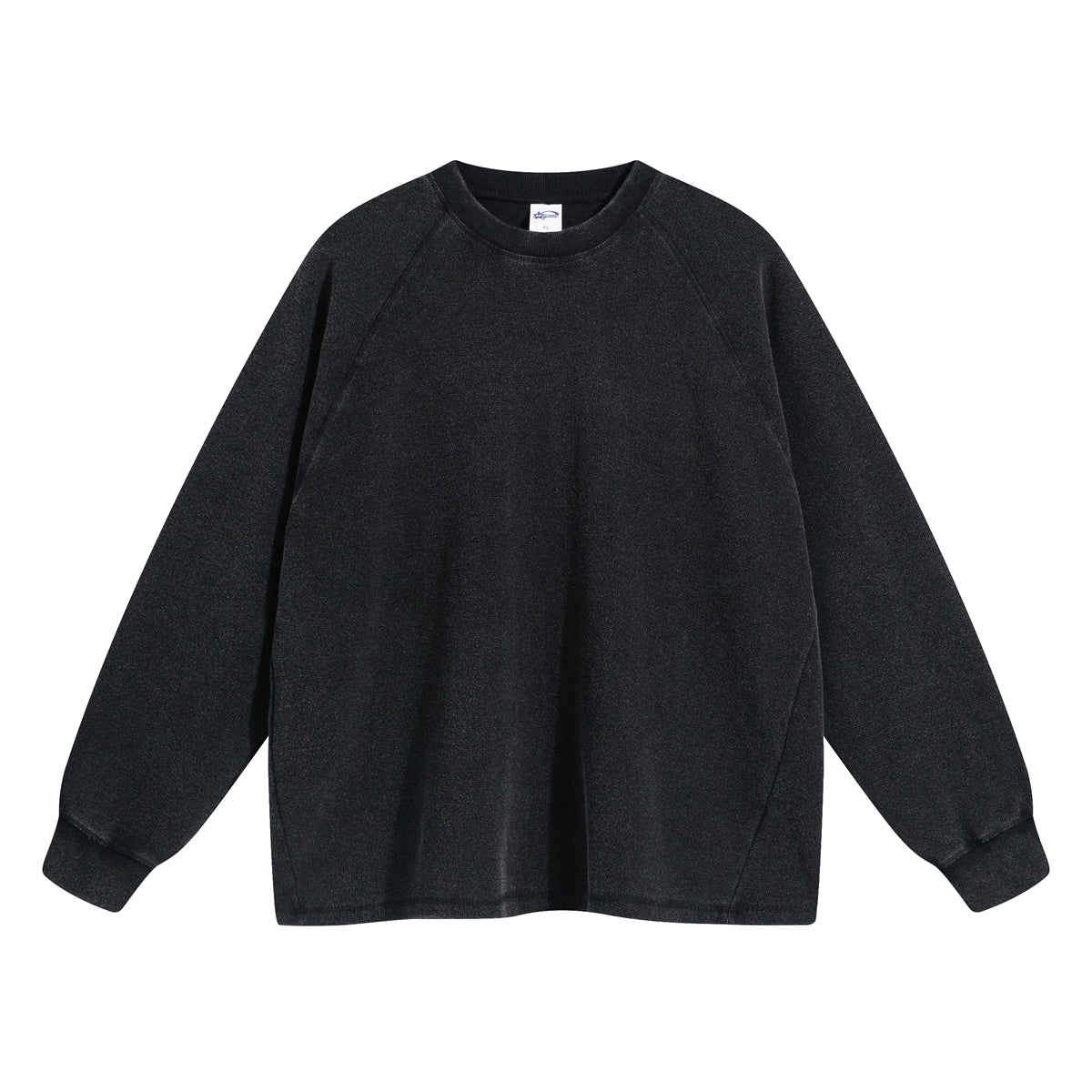 Women's Heavyweight Waffle-knit Long Sleeve T Shirt-INNBLAC Fashion Apparel