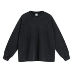 Women's Heavyweight Waffle-knit Long Sleeve T Shirt-INNBLAC Fashion Apparel