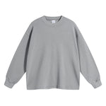 Women's Heavyweight Waffle-knit Sweatshirt-INNBLAC Fashion Apparel