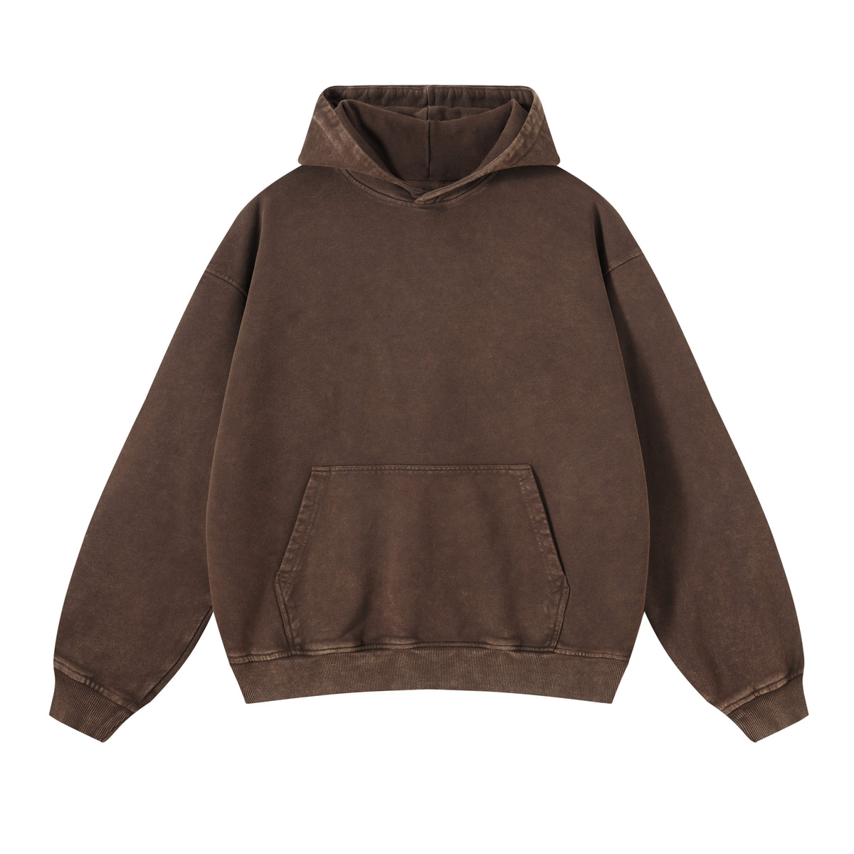 Women's Heavyweight Washed Kangaroo Pocket Hoodie-INNBLAC Fashion Apparel
