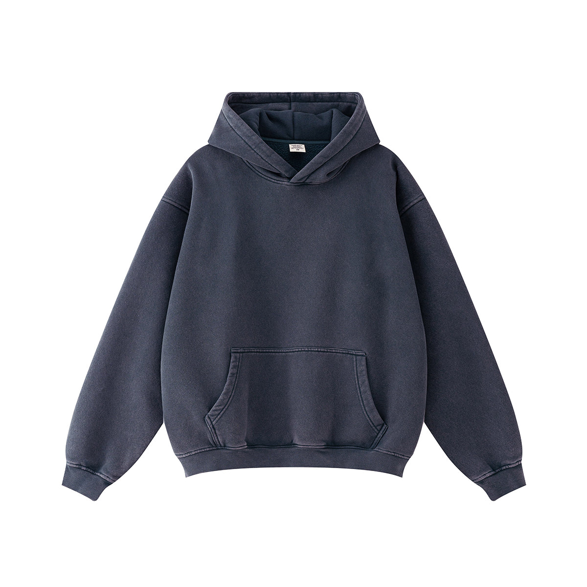 Heavyweight Washed Kangaroo Pocket Hoodie-INNBLAC Fashion Apparel