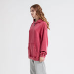 Women's Heavyweight Washed Kangaroo Pocket Hoodie-INNBLAC Fashion Apparel