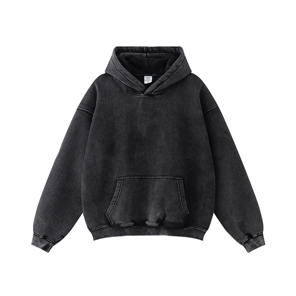 Heavyweight Washed Kangaroo Pocket Hoodie-INNBLAC Fashion Apparel