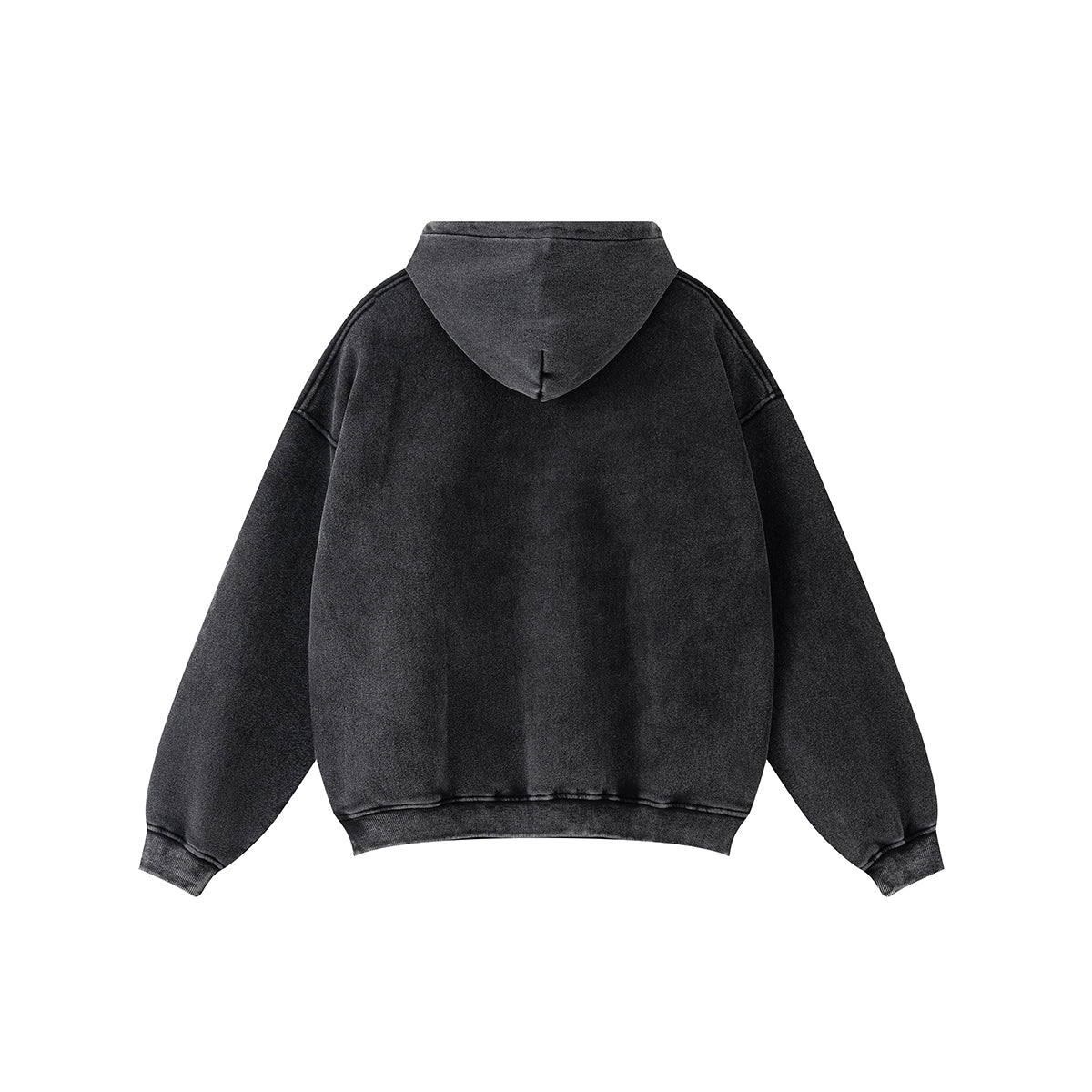 Heavyweight Washed Kangaroo Pocket Hoodie-INNBLAC Fashion Apparel