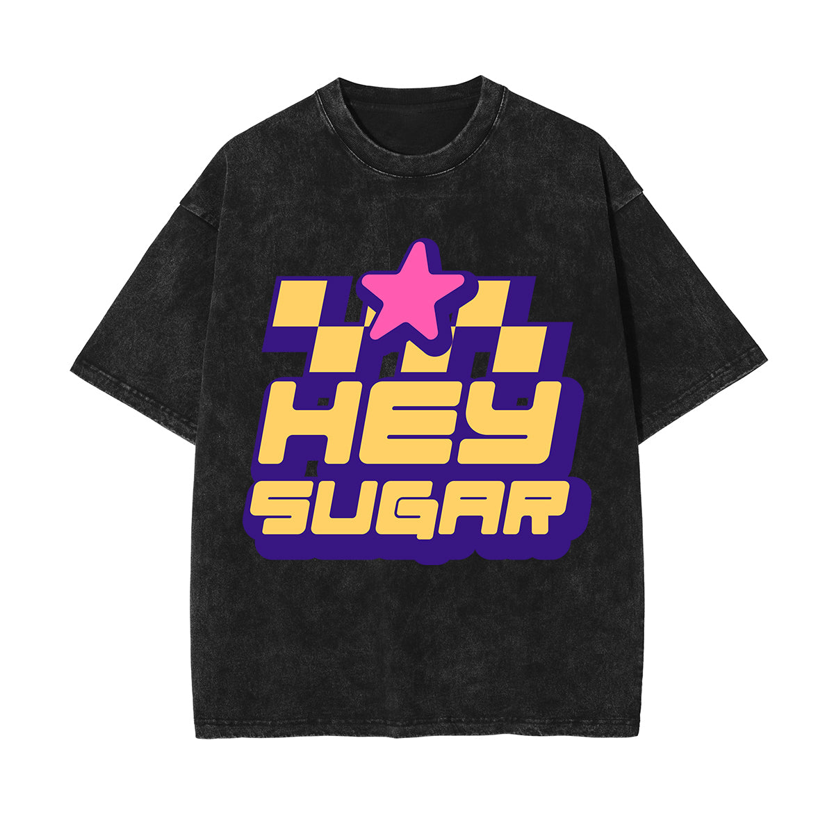 Hey Sugar Y2K Valentines Day Graphic Tee-INNBLAC Fashion Apparel