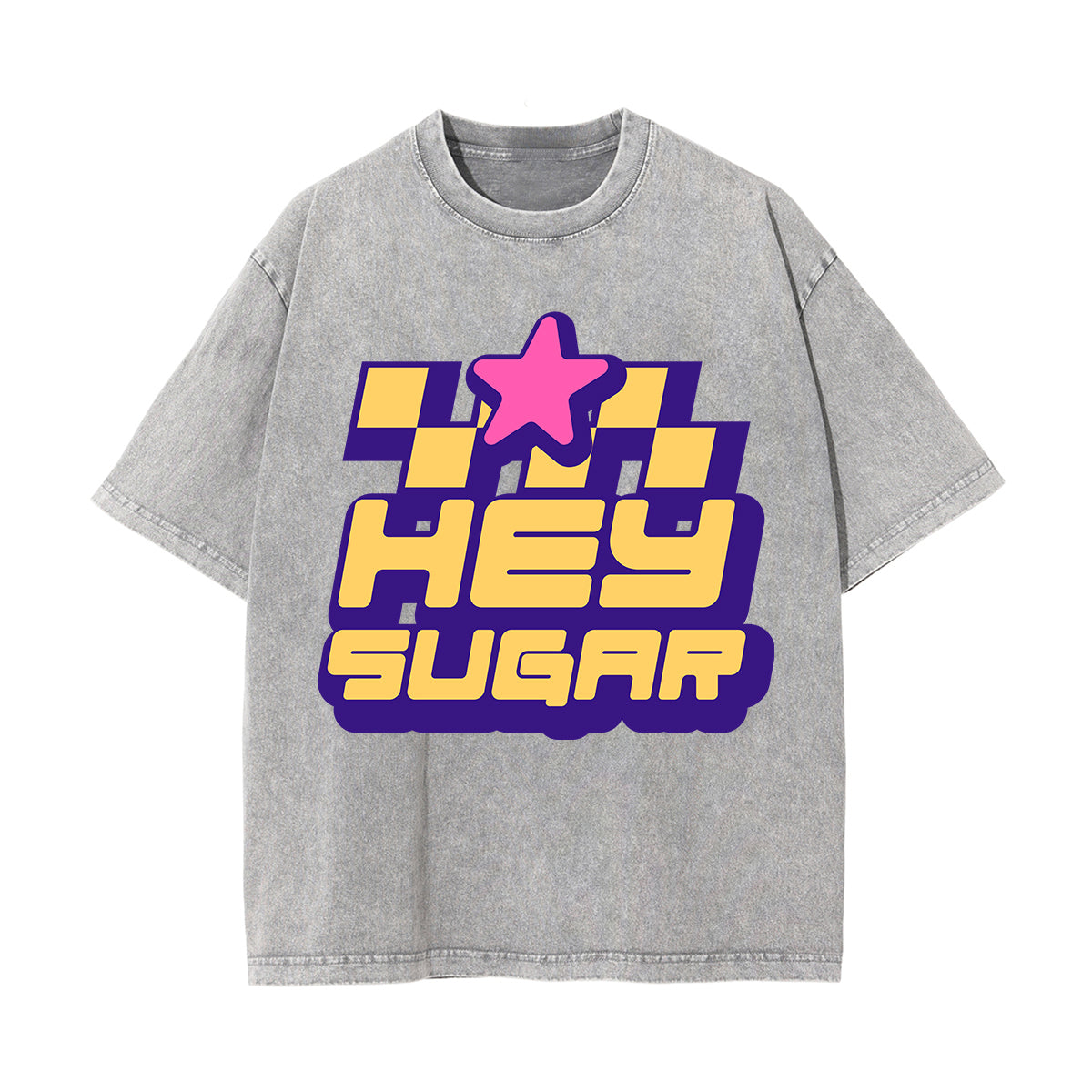 Hey Sugar Y2K Valentines Day Graphic Tee-INNBLAC Fashion Apparel