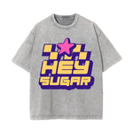 Hey Sugar Y2K Valentines Day Graphic Tee-INNBLAC Fashion Apparel