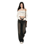 High Rise Boyfriend Jeans-INNBLAC Fashion Apparel