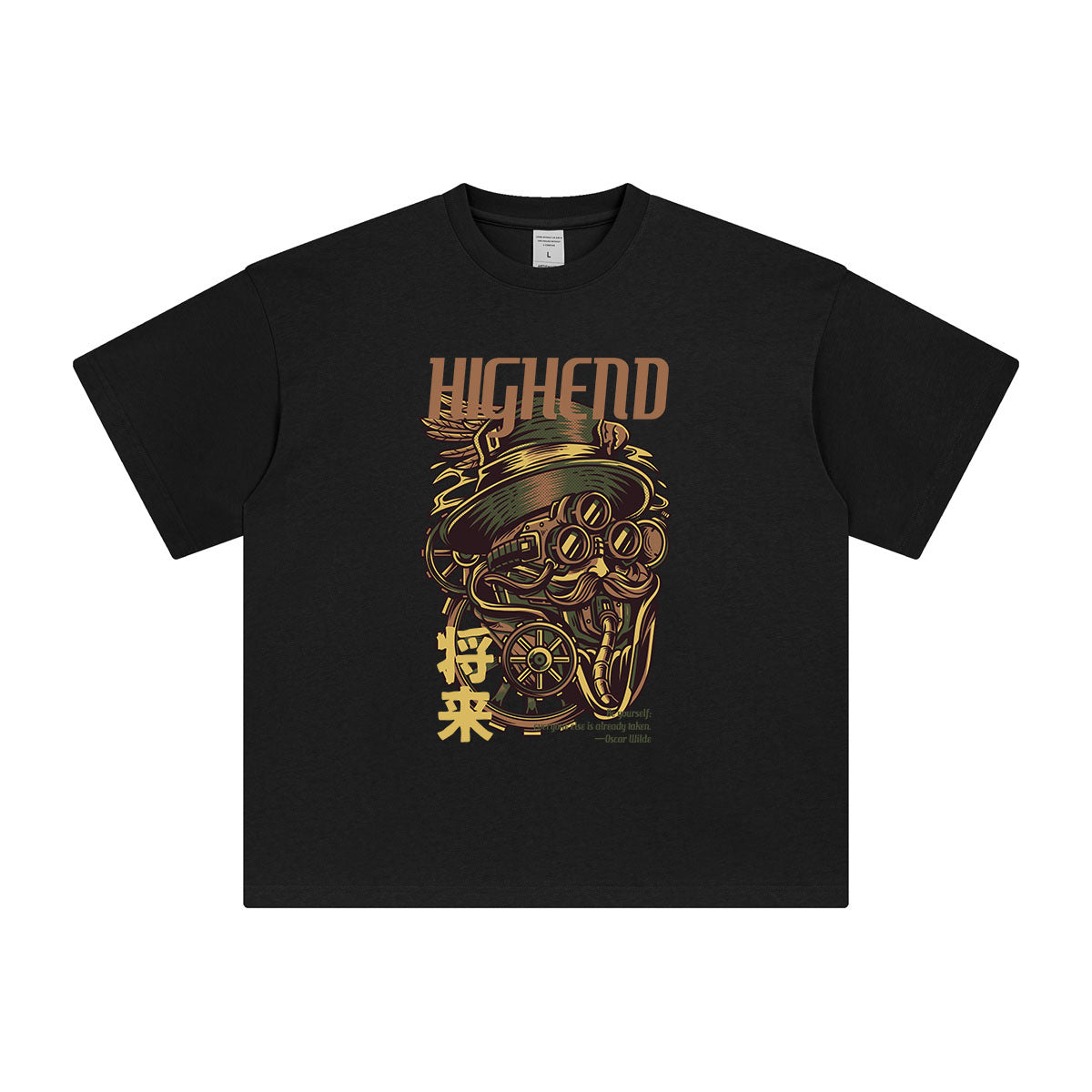 Highend Japanese Kanji Graphic T Shirt-INNBLAC Fashion Apparel