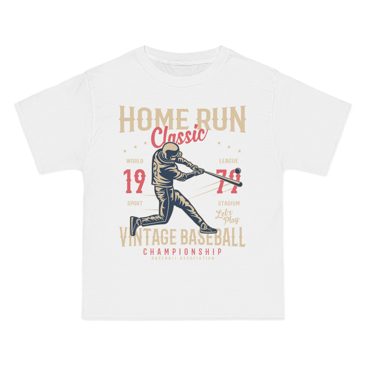 Home Run Classic Retro Graphic Tee-INNBLAC Fashion Apparel