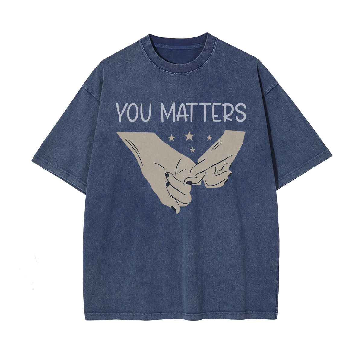 Hooked Fingers Graphic Washed Tee-INNBLAC Fashion Apparel