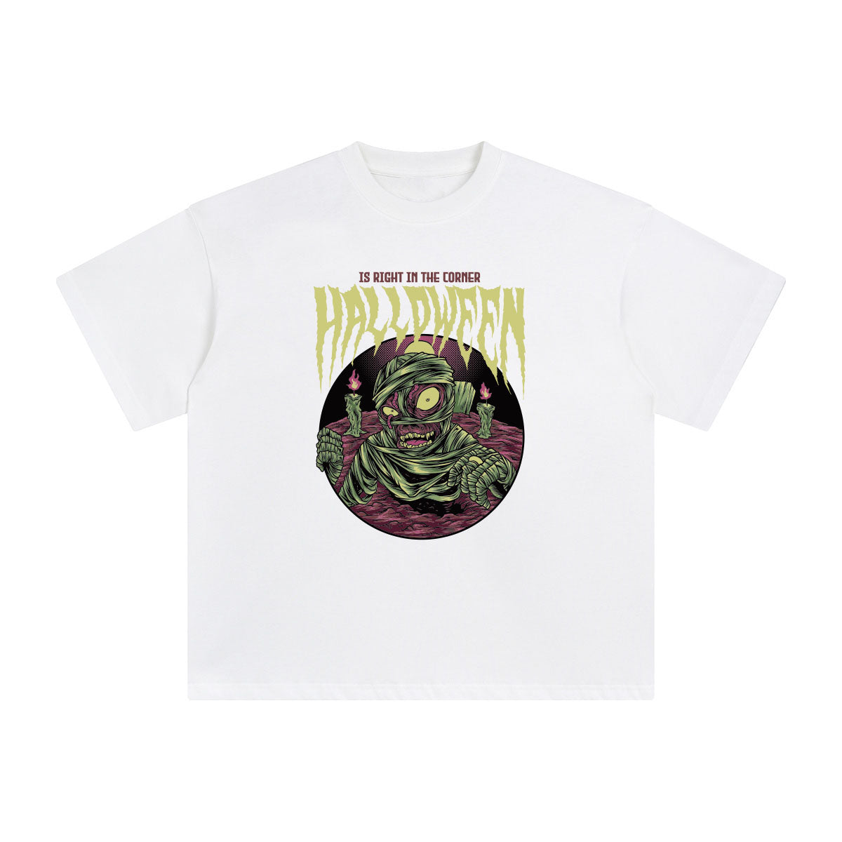 Horror Ghost Halloween Graphic Tee-INNBLAC Fashion Apparel