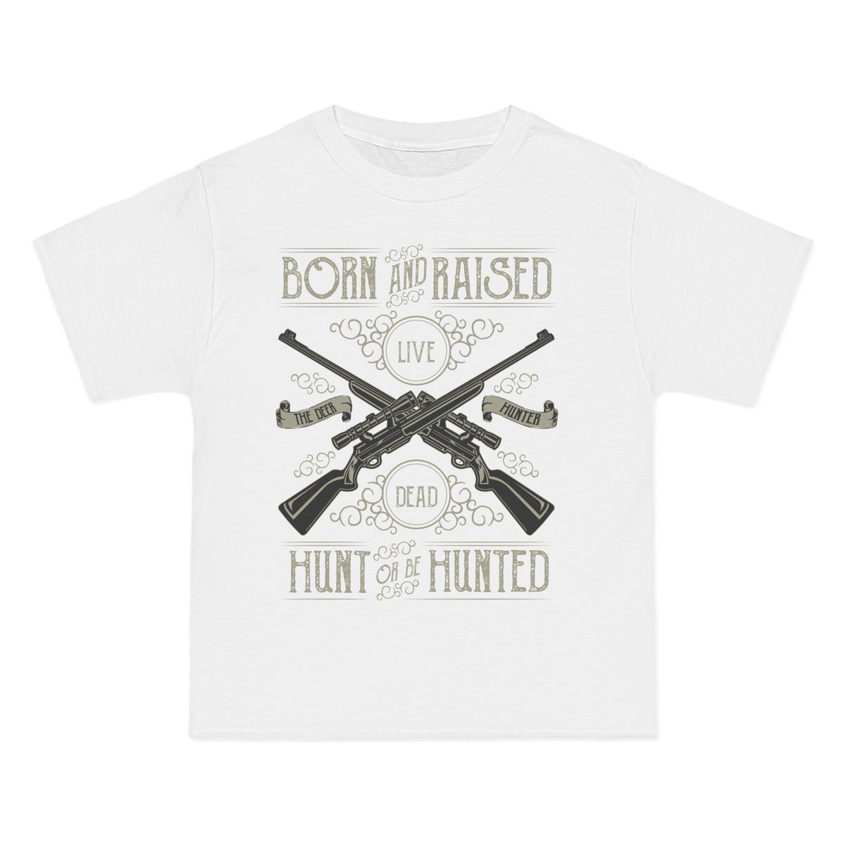 Hunt Or Be Hunted Graphic Tee-INNBLAC Fashion Apparel