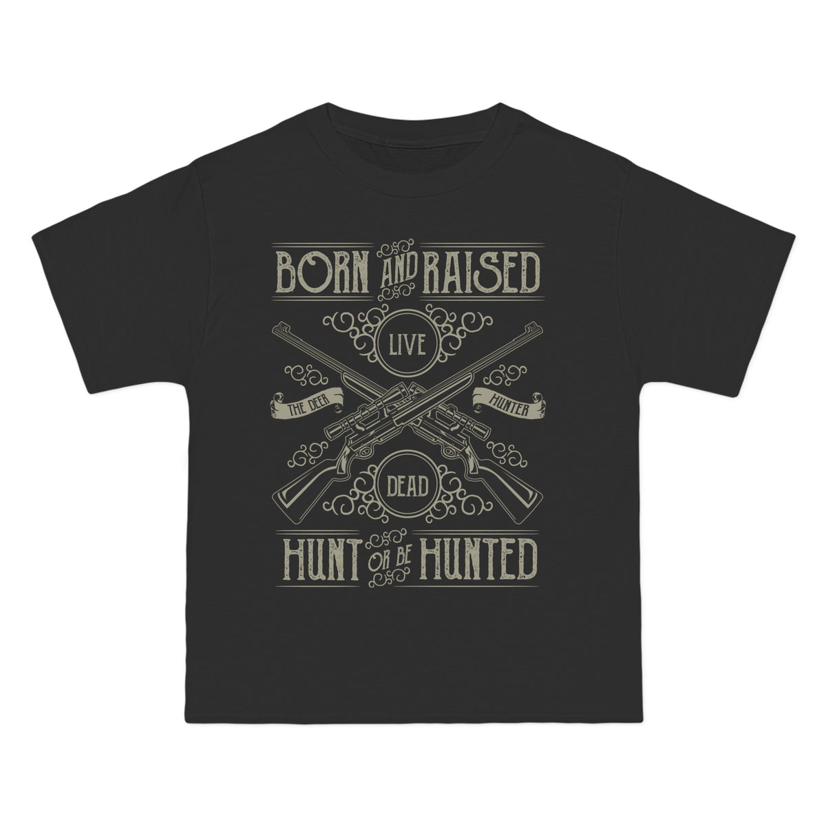 Hunt Or Be Hunted Graphic Tee-INNBLAC Fashion Apparel