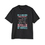 Unicorn & Slogan Graphic Tee-INNBLAC Fashion Apparel