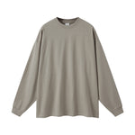 Solid Color Crew Neck Sweatshirt-INNBLAC Fashion Apparel