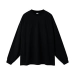 Solid Color Crew Neck Sweatshirt-INNBLAC Fashion Apparel