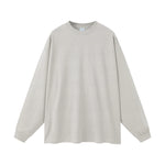 Solid Color Crew Neck Sweatshirt-INNBLAC Fashion Apparel