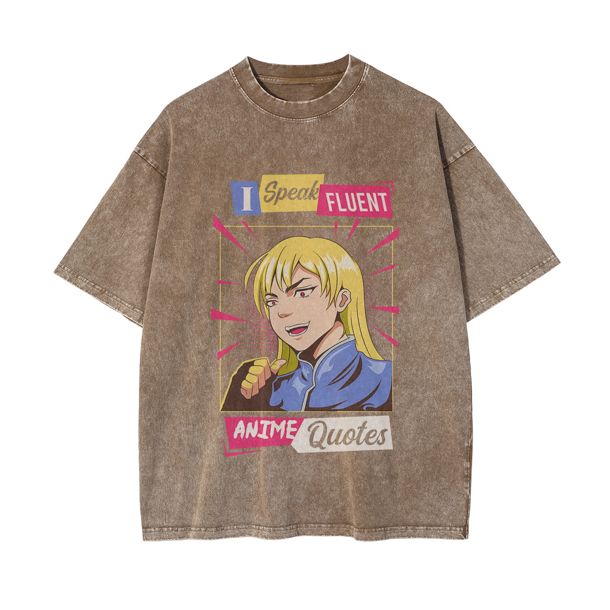 I Speak Fluent Anime Quotes Graphic Tee-INNBLAC Fashion Apparel