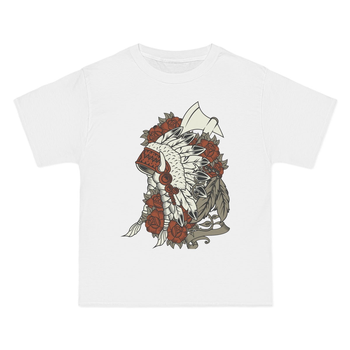 Indian Adornment Retro Graphic Tee-INNBLAC Fashion Apparel