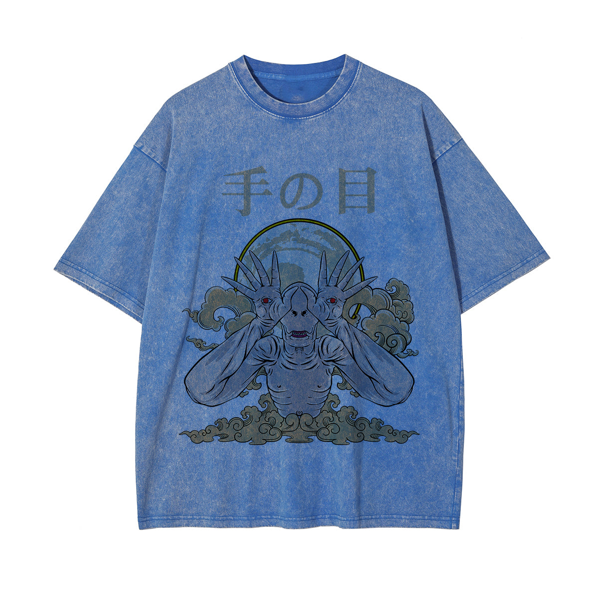 Japanese Kanji Creature Graphic Tee-INNBLAC Fashion Apparel