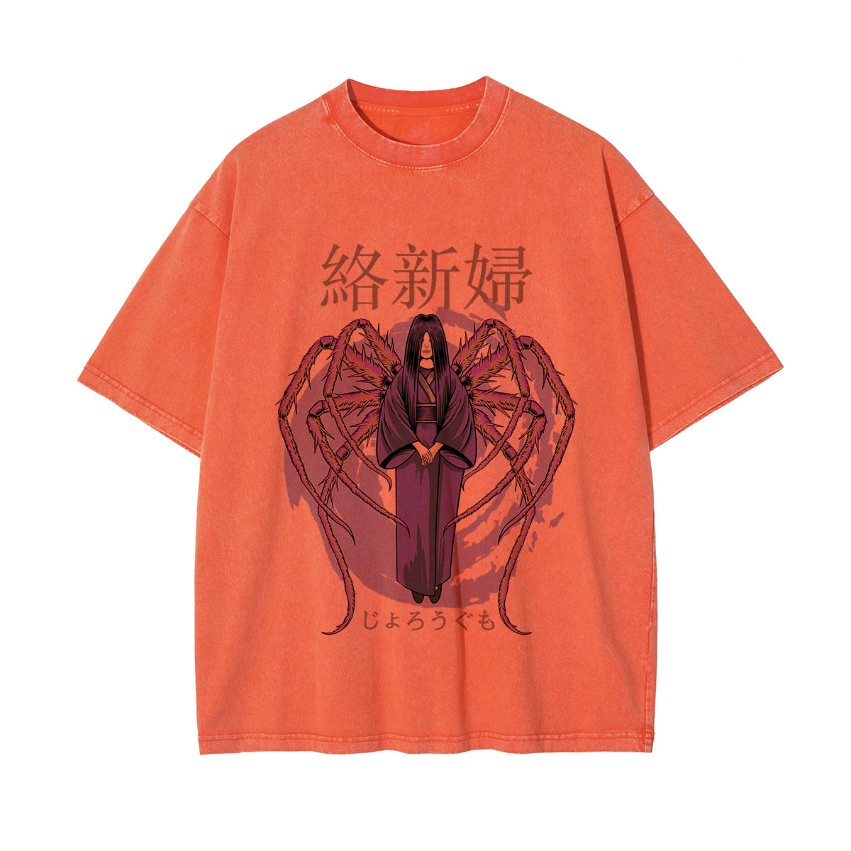 Japanese Kanji Spider Woman Graphic Tee-INNBLAC Fashion Apparel