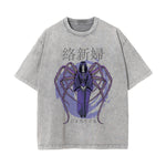 Japanese Kanji Spider Woman Graphic Tee-INNBLAC Fashion Apparel