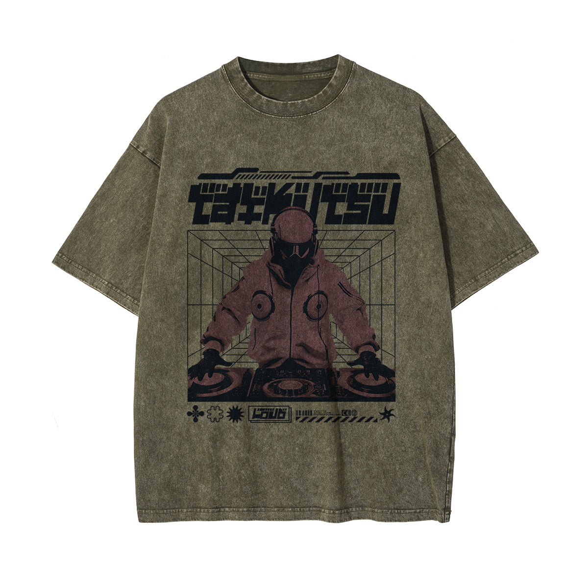Japanese Y2K Streetwear Graphic Tee-INNBLAC Fashion Apparel