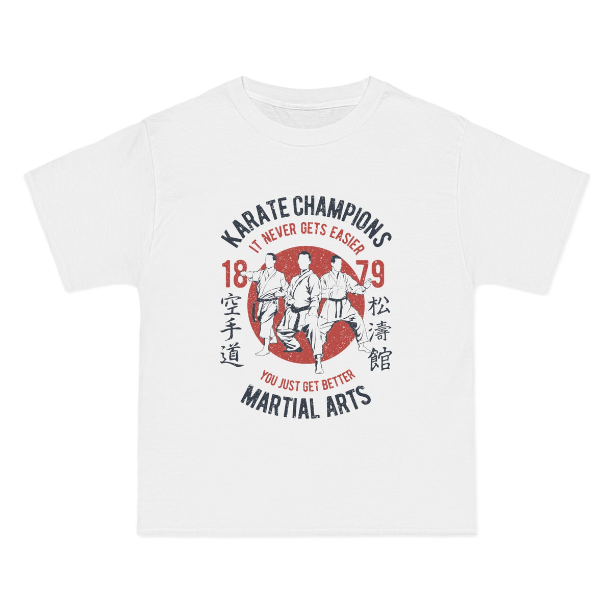 Karate Champions Chinese Characters Graphic Tee-INNBLAC Fashion Apparel