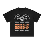 Keep Trying Never Stop Graphic Tee-INNBLAC Fashion Apparel