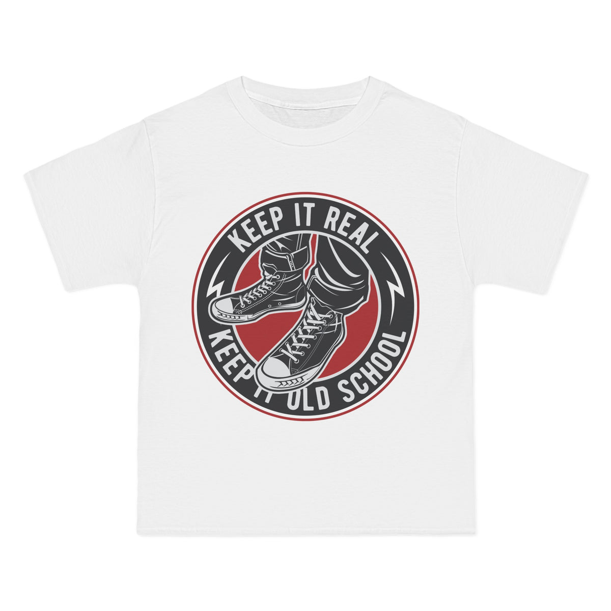 Keep lt Old School Retro Graphic Tee-INNBLAC Fashion Apparel