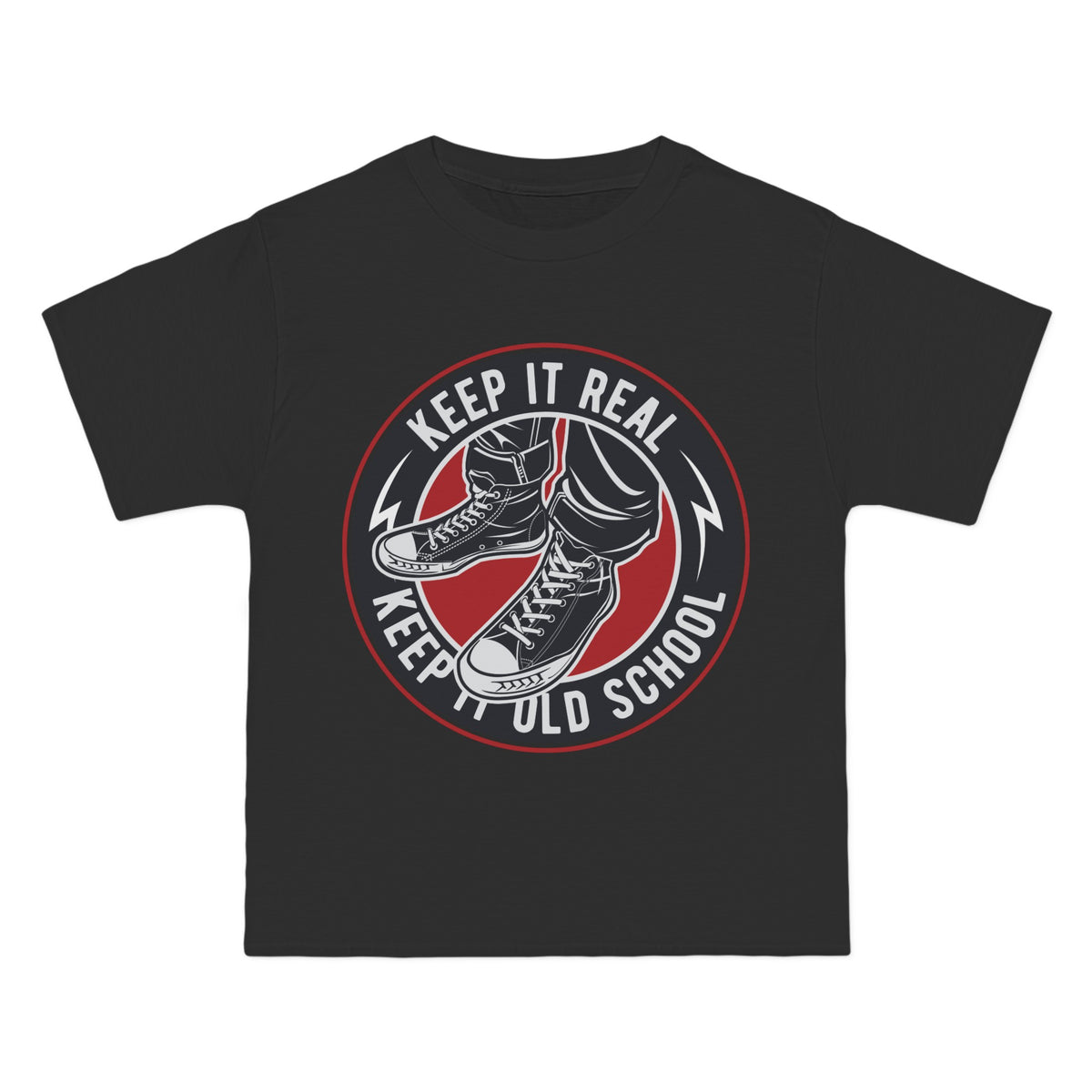 Keep lt Old School Retro Graphic Tee-INNBLAC Fashion Apparel