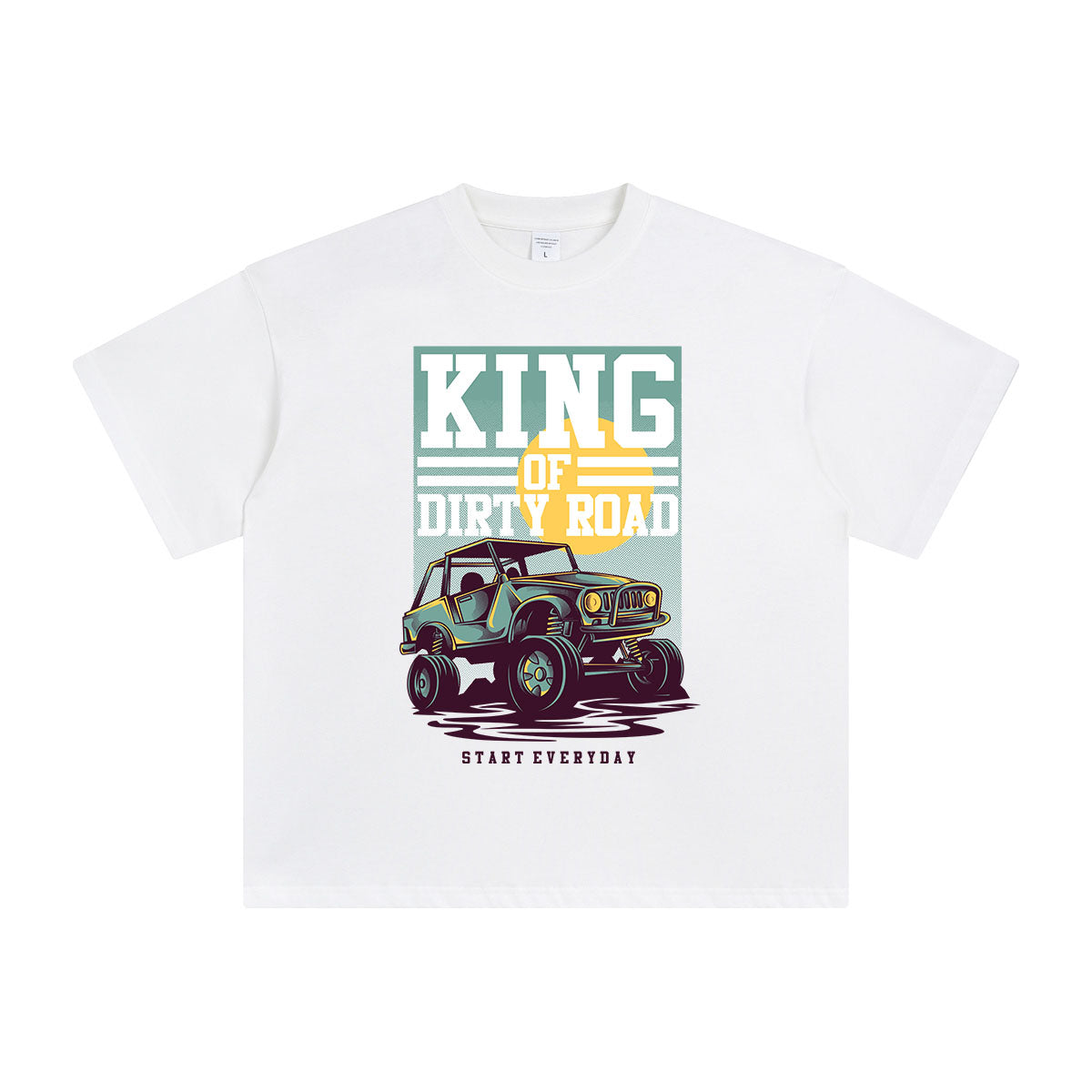 King of Dirty Roead Graphic Tee-INNBLAC Fashion Apparel