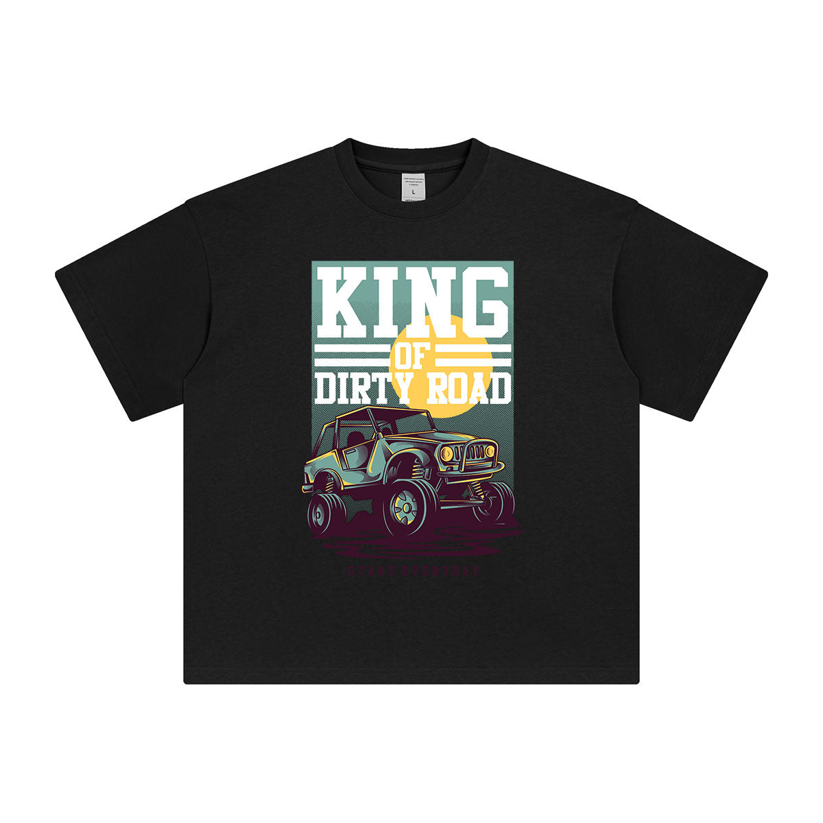 King of Dirty Roead Graphic Tee-INNBLAC Fashion Apparel