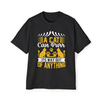 Kitten & Paw Slogan Graphic Tee-INNBLAC Fashion Apparel