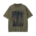 Kogarashi Japanese Kanji Graphic Tee-INNBLAC Fashion Apparel