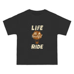 LIFE RIDE Hot Air Balloon Graphic Tee-INNBLAC Fashion Apparel