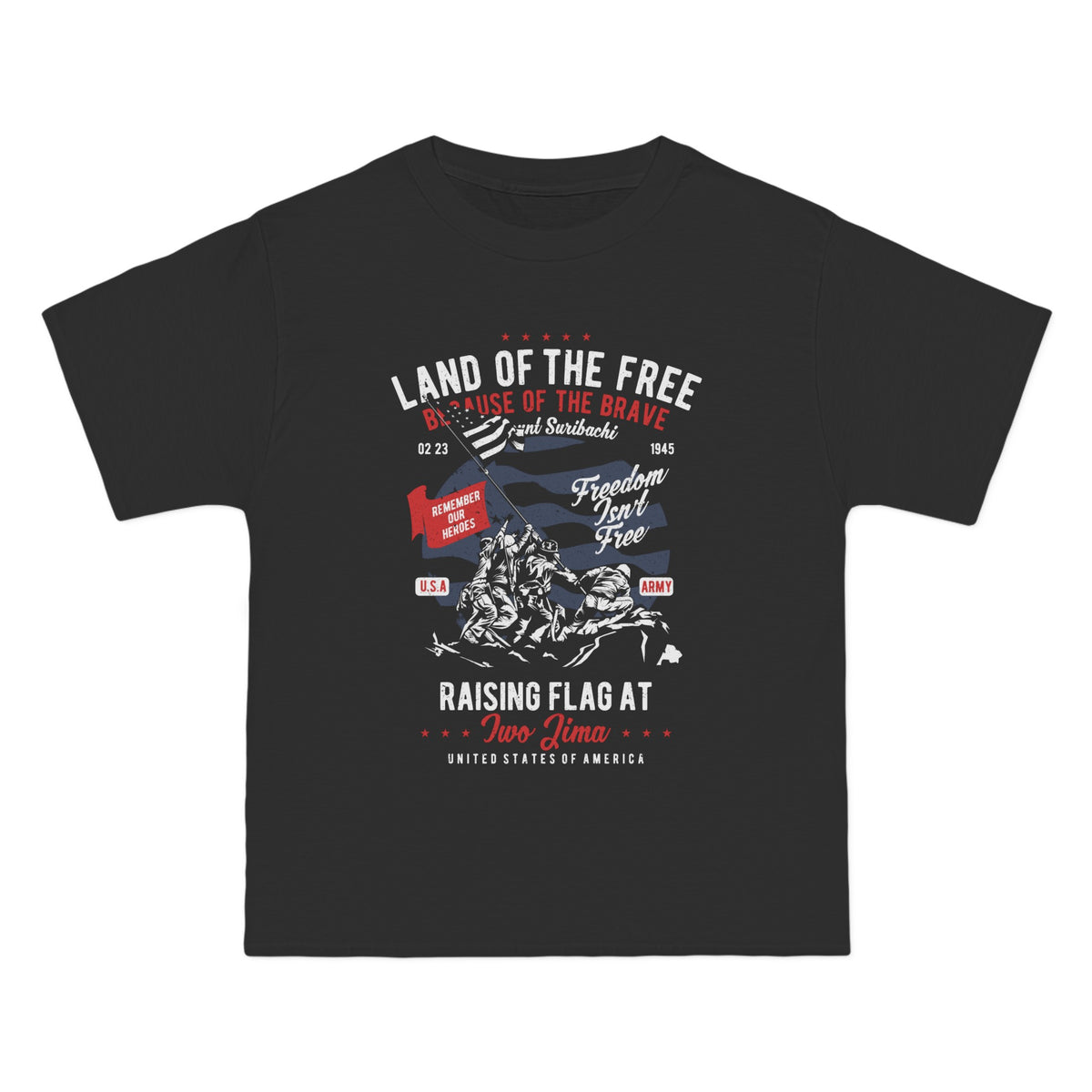 Land Of The Free Graphic T Shirt-INNBLAC Fashion Apparel