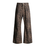 Leopard Printed High Rise Jeans-INNBLAC Fashion Apparel