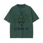 Let Yourself Heal Bee Graphic Tee-INNBLAC Fashion Apparel
