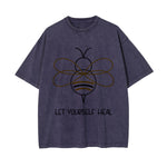 Let Yourself Heal Bee Graphic Tee-INNBLAC Fashion Apparel