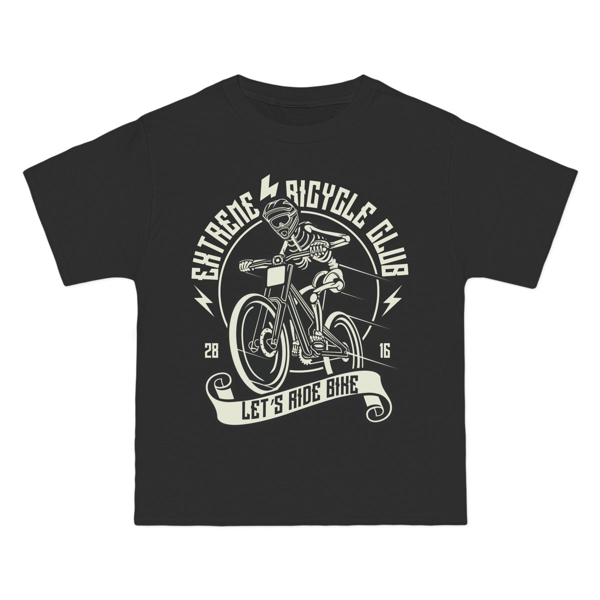 Let's Ride Bike Retro Graphic Tee-INNBLAC Fashion Apparel