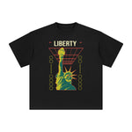 Liberty Abstract Graphic Tee-INNBLAC Fashion Apparel